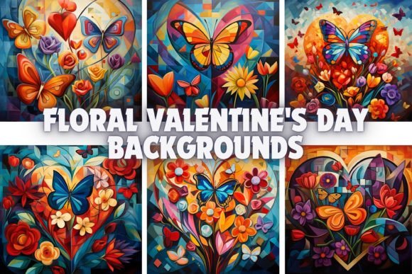 Blossoming Love: Floral Valentine's Day Backgrounds