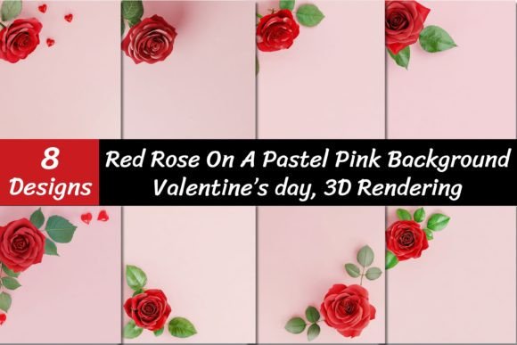 Elevate Your Valentine's Designs with Red Rose Backgrounds