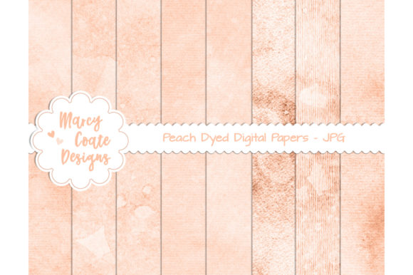 Embrace Organic Texture: The Peach Dyed Journal Paper Backgrounds