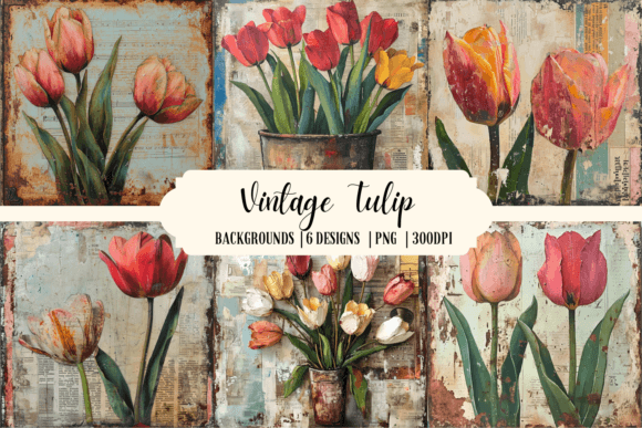 Embracing Nostalgia: The Allure of Vintage Tulip Backgrounds