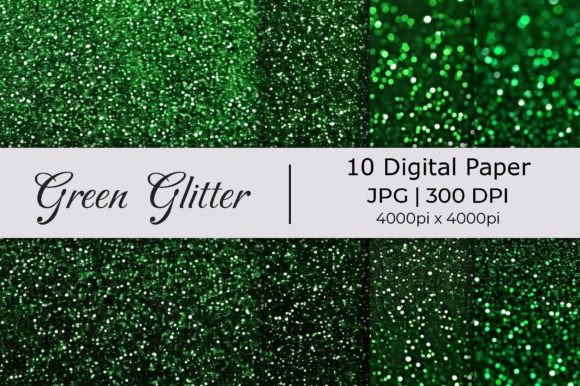 Infuse Your Projects with a Festive Sparkle Using Green Big Glitter Paper Backgrounds