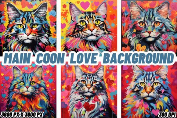 Maine Coon Love Backgrounds: Capturing Feline Grandeur