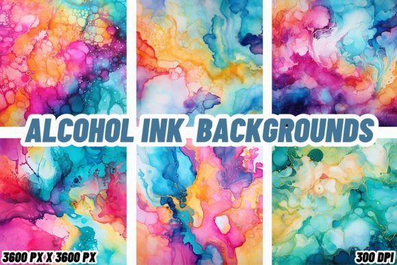 Mastering Alcohol Ink Backgrounds for Modern Design