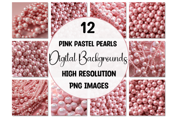 Pastel Pink Pearls Texture Backgrounds: Elevate Your Projects