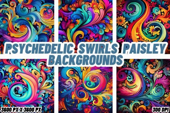 Psychedelic Swirls Paisley Backgrounds: A Creative's Guide