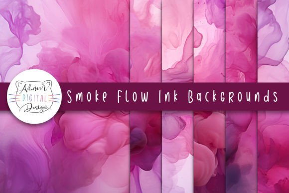 Smoke Flow Ink Backgrounds: Elevate Your Visual Projects