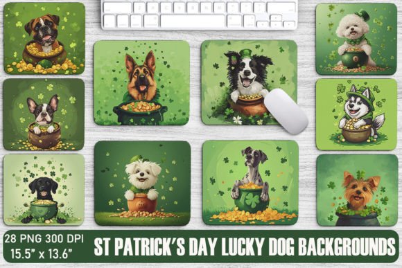 St Patrick's Day Lucky Dog Backgrounds: A Designer's Guide