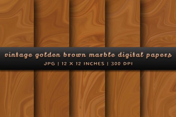 Timeless Warmth: The Allure of Vintage Golden Brown Marble Backgrounds