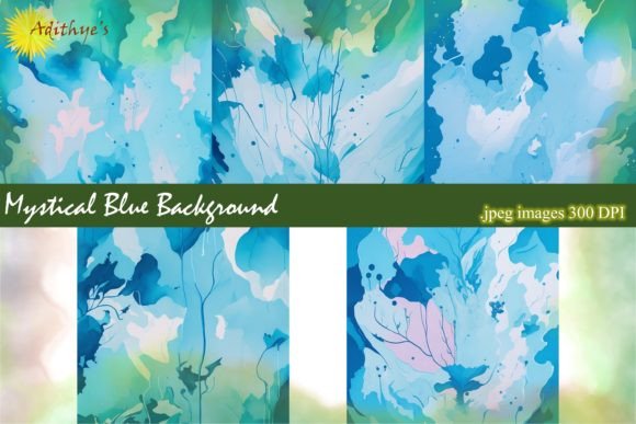 Unleash Creativity with Mystical Blue Backgrounds