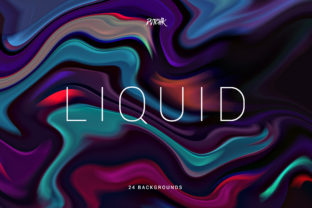 Vibrant Digital Canvases: Using Liquid Colorful Abstract Backgrounds