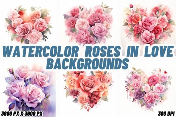 Watercolor Roses in Love Backgrounds: A Designer's Guide